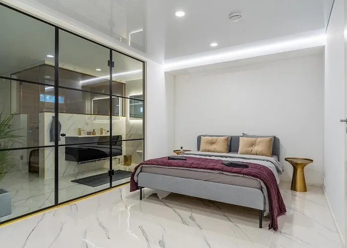 Modern With Jacuzzi And Sauna 바사